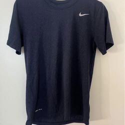 Blue Nike shirt