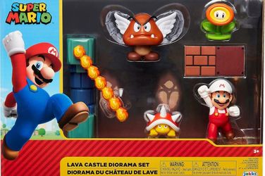 >>BraNd NeW- StiLL in Box<<
Nintendo Super Mario Lava Castle Figure Diorama Play Set<<