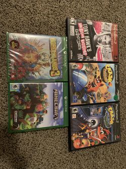3 Classic PS2 Games & 2 XBOX One/One X games. (Borderlands 3 unopened)