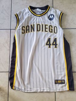San Diego Padres Musgrove Basketball Jersey. Size Large