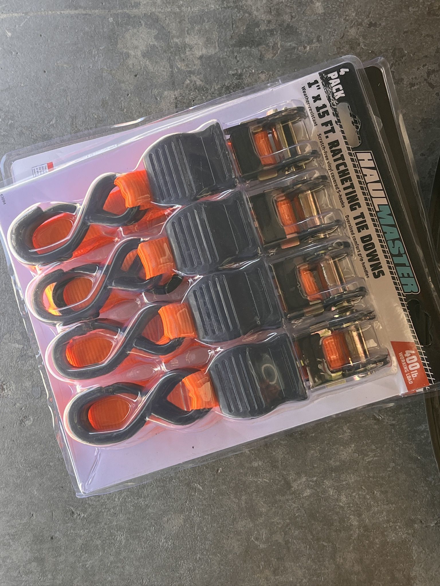 4 Pack Of Ratchet Straps