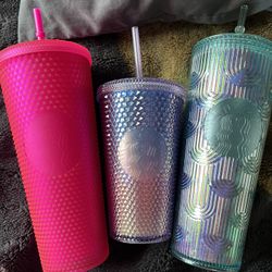 Starbucks Studded Cups $50 Each Mermaid $40 