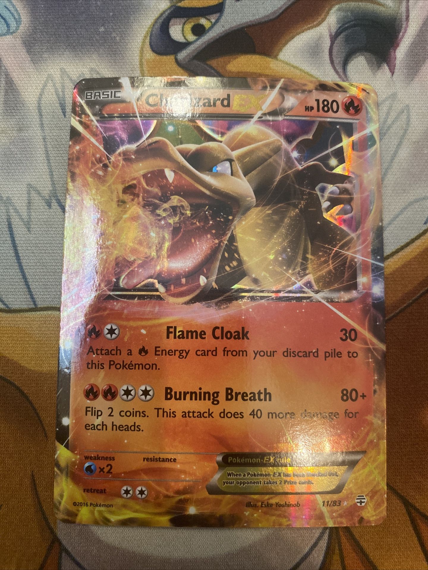 Pokemon Charizard EX 2016 Generations Holo Ultra Rare 11/83 Near Mint NM 🔥