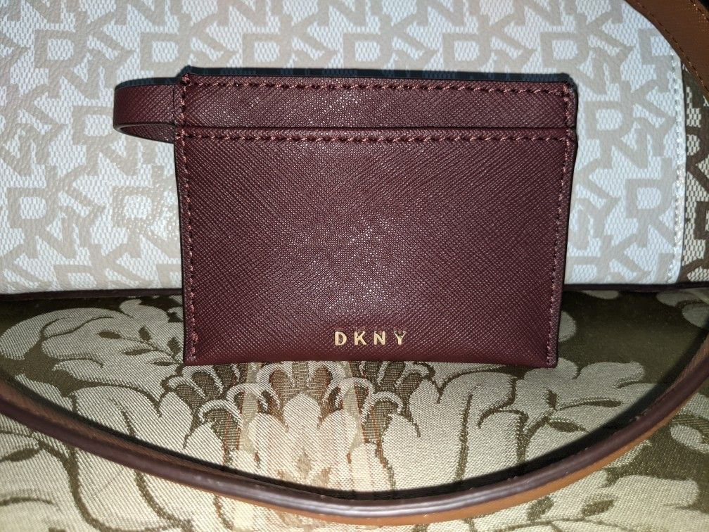 Authentic DKNY GiGi Tote Women's Purse and card carrier