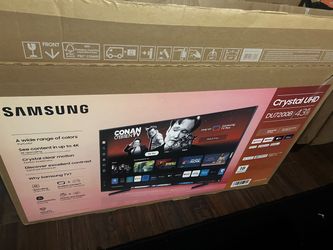 New Samsung 43" Crystal UHD DU7200B 4K Smart TV