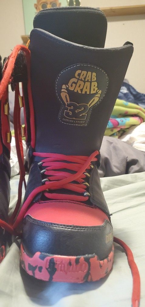 Thirty Two Crab Grab Mens Snowboarding Boots Size 10