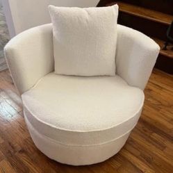 Fluffy  Swivel Chair 