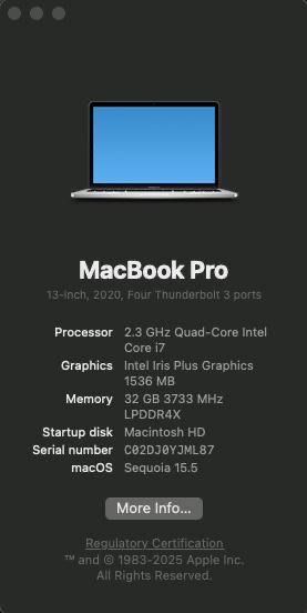 MacBook Pro 13” (2020) Excellent Condition