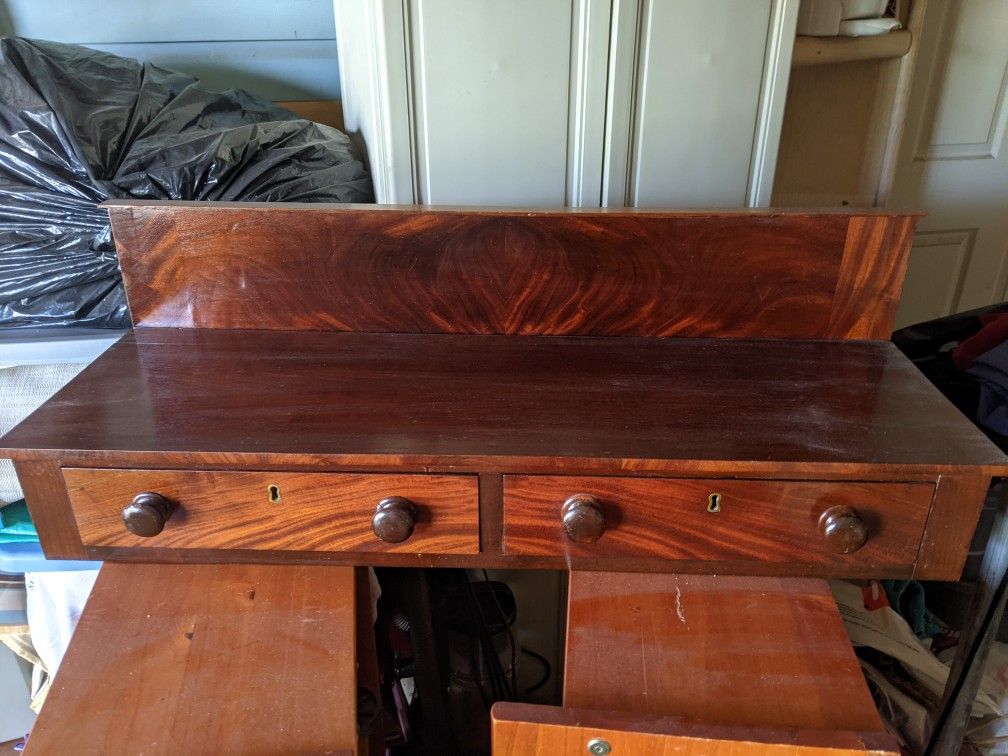 Two Drawers - Dresser Topper - Real Wood