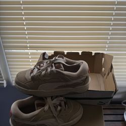 Beige Pumas, Size 7, $20