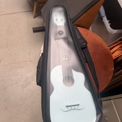 Donner Travel Ukulele with Case – $50 OBO  Price   $50  Description   Donner travel ukulele in great condition.  Lightweight composite body th