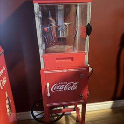 Coca Cola Popcorn Machine