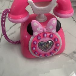 Disney Minnie Mouse Pink Telephone Happy Helpers Talking Toy