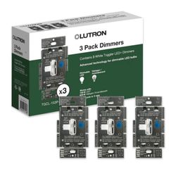 LUTRON 3 pack dimmer switches (BRAND NEW!!)