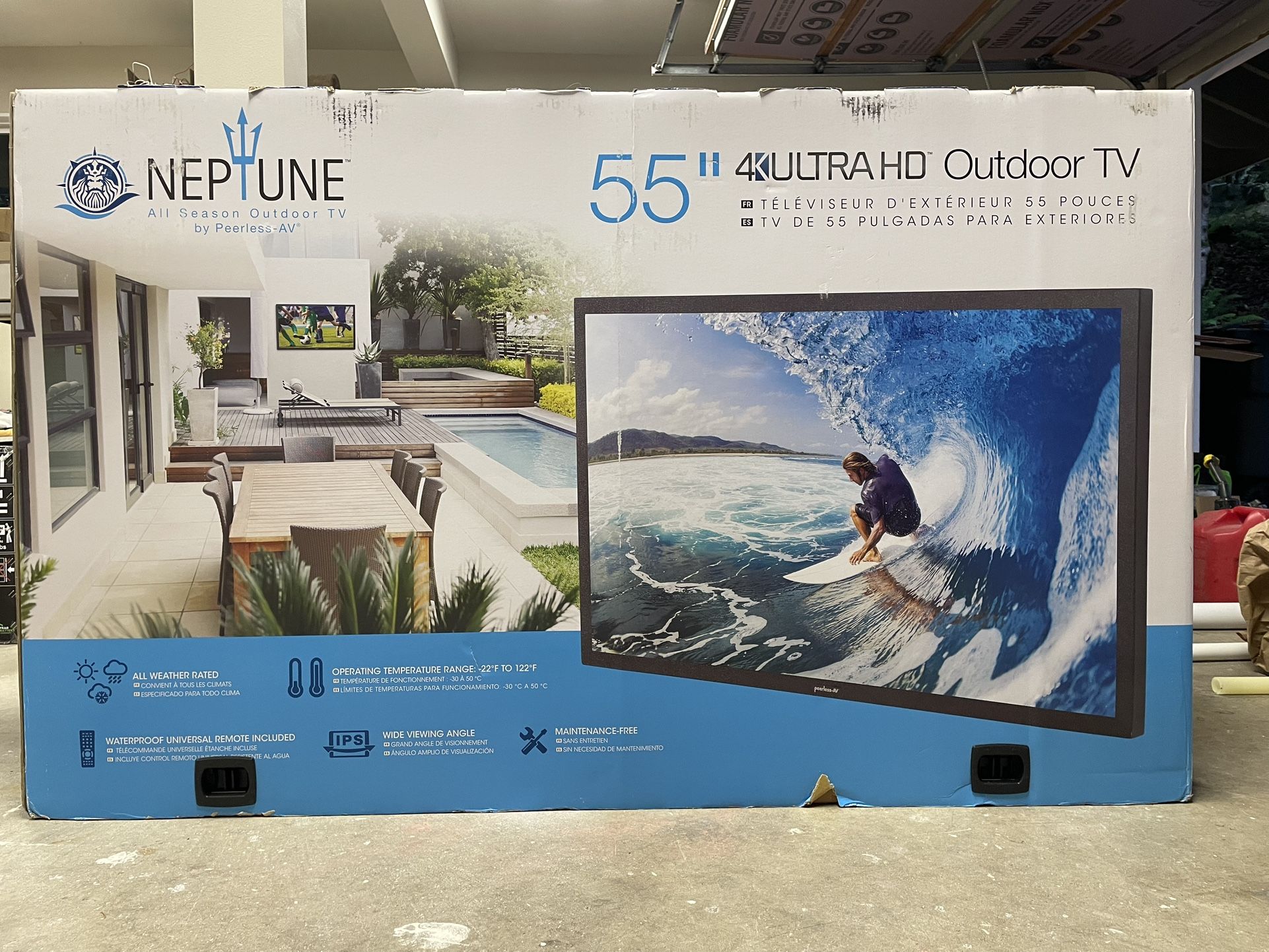 55” Peerless Neptune Outdoor TV 4K UHD