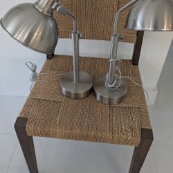 Modern Adjustable Metal Table Lamps – Set of 2