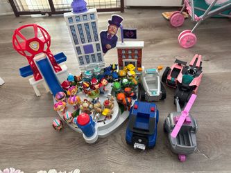Paw patrol toys and shirts