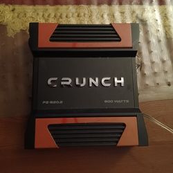  Crunch PZ-820.2 800 watt amplifier 