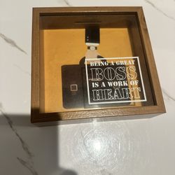 Being A Great Boss Piggy Bank/Desk Item