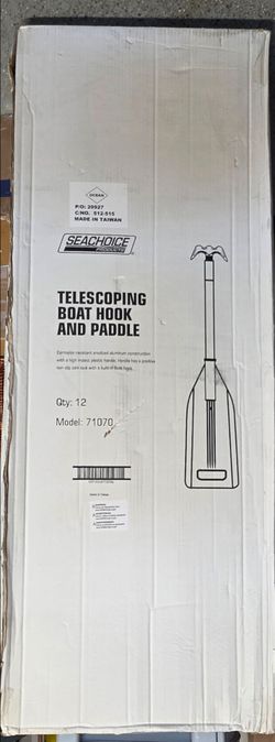 Seachoice telescoping boat hook and paddle