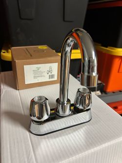 Avalon Chrome Bar Faucet with Two Handles