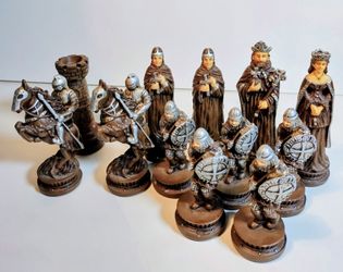 12 Medieval Chess Replacement Pieces