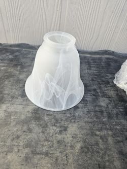 4 Pcs Bell Shaped Glass Lamp Shade 
