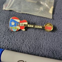 Hard Rock Cafe San Juan Guitar Pin