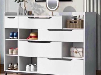 Wood Shoe Storage Cabinet