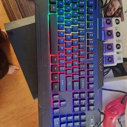 Rainbow Light-up USB Keyboard
