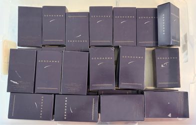 Gendarme men’s splash cologne. Total of 26 bottles.