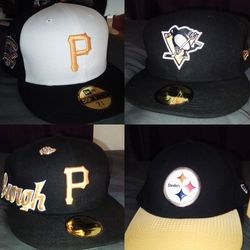 41 MLB And NFL New Era Fitted Hats 