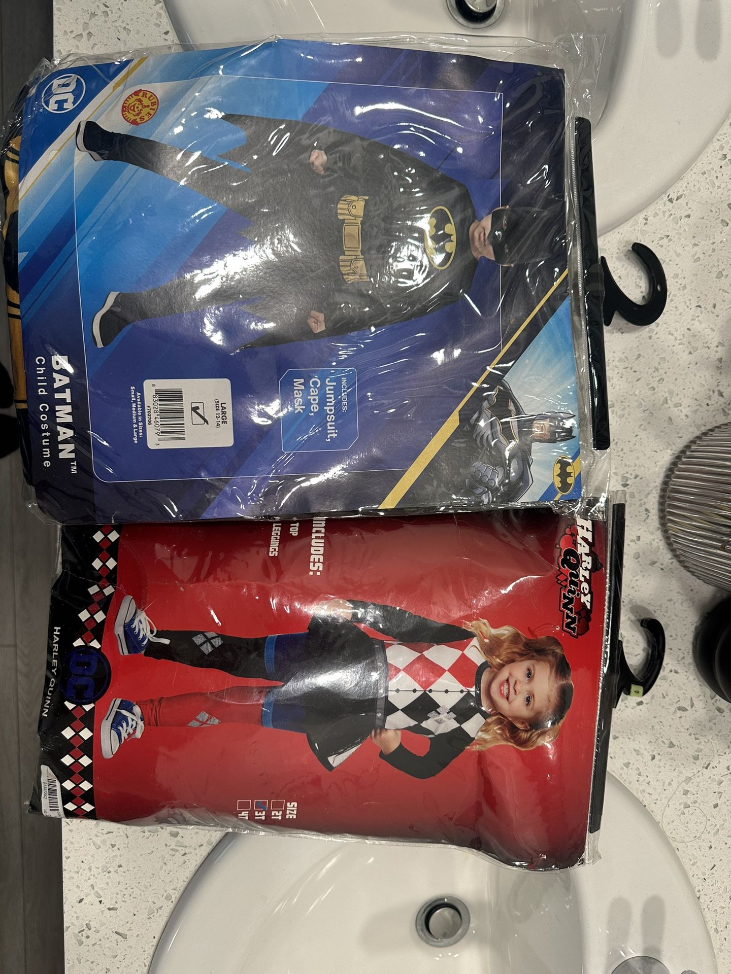 Kids Costumes Batman And Harley Quinn