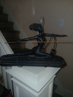 Art Deco Female Figurine Table Lamp