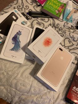 Empty iPhone boxes