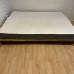IKEA Bed Mattress And Futon Frame 