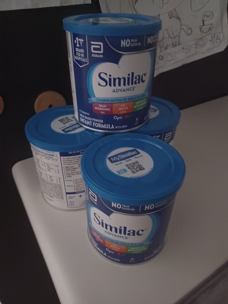 4 Cans Similac Advance
