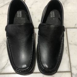 New Sz 3 black  slip-on loafers. 