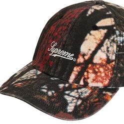 Supreme 6 Panel " Pigment Print Script Logo " Woods Strap Back 