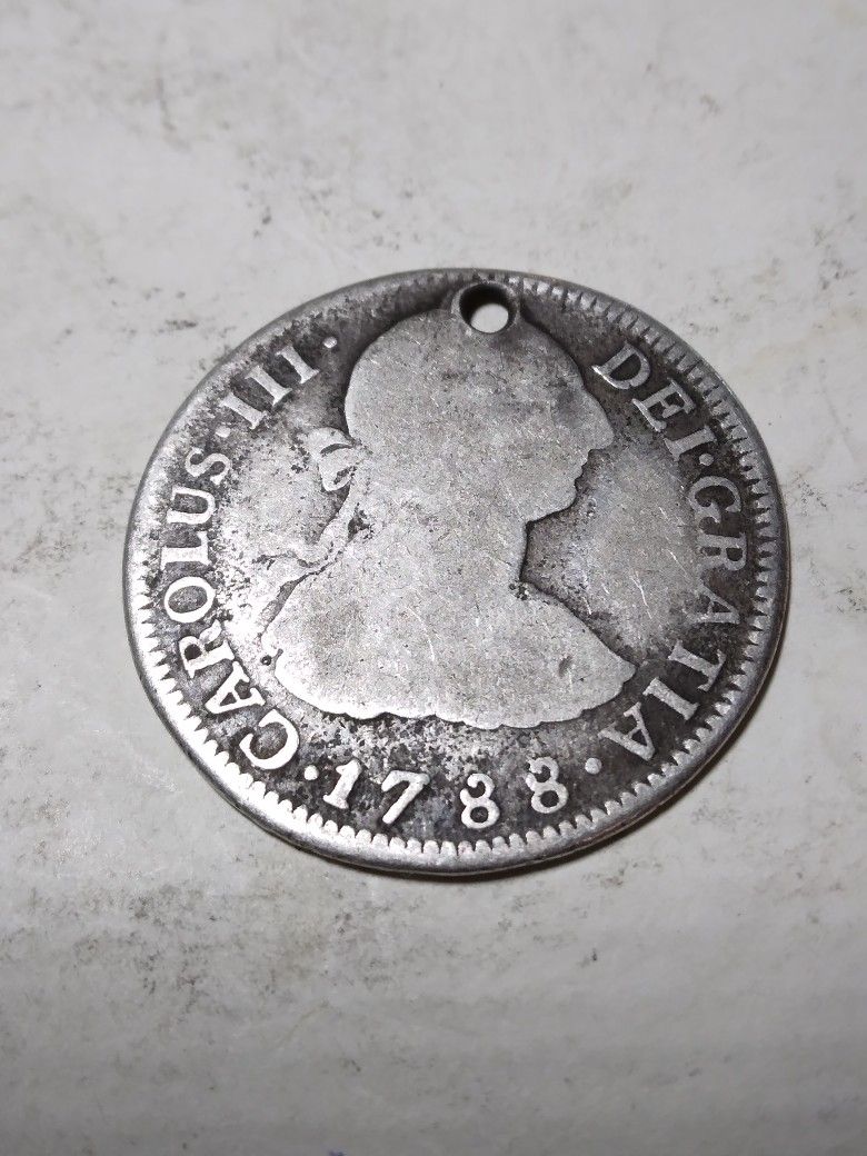 1788 Mexico 2 Reales Holed