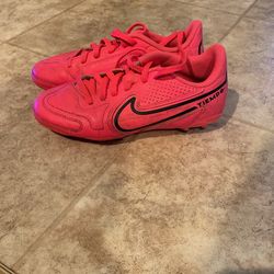 Pink Nike Cleats 1Y