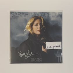 Sarah McLachlan Better Broken Vinyl Signed Cover 
