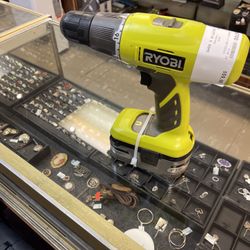 Ryobi 18V Drill W/ Charger & 2 Batteries