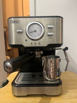 GEVI Espresso Machine with Milk Frother Wand (GECME403LA-U)