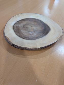 Wood Slice Lazy Susan - Live Edge