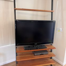 Tv stand And Two Side Shelving System