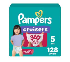 🆕 Pampers Cruisers 360 Size 5 – 128 Ct 👶