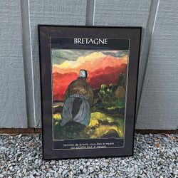 Bretagne Women Of Earth By J Duquoc Wall Hanging Print Frame Accent