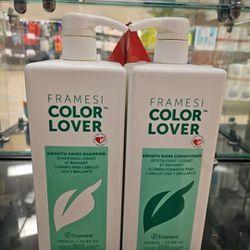 Framesi Color Lover Smooth Shine Shampoo & Conditioner 33.8 oz 