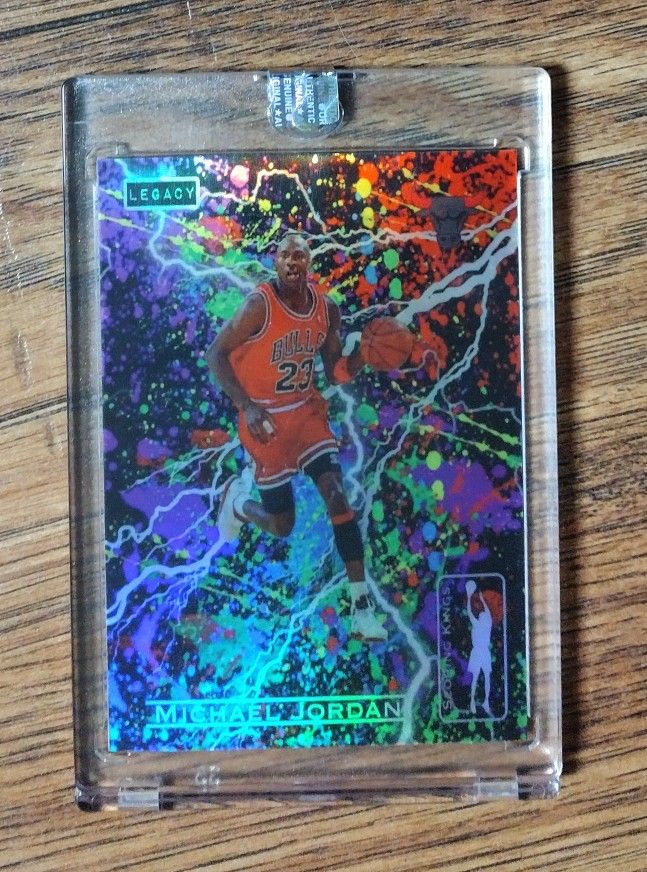 🔥2022 Michael Jordan Scoring Kings # 2/3 SSP Drip Kings Paint Splash Refractor - ENCASED🔥